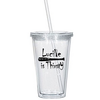 Walking Dead Tumbler Cup Lucille is Thirsty Negan We Are All Infected Walker Undead Zombie Zombies Horror Nerd Halloween Free Shipping Merch Massacre