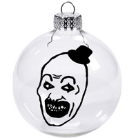 Terrifier Ornament Christmas Shatterproof Disc Art the Clown Slasher Serial Killer All Hallow's Eve Horror Halloween Free Shipping Merch Massacre