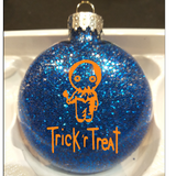 Trick r Treat Ornament Glitter Christmas Shatterproof Disc Sam Halloween Anthology Trick or Treater Horror Scary Movie Free Shipping Merch Massacre