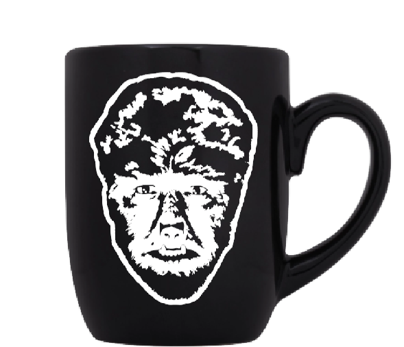 Universal Monsters Mug Coffee Cup Black Wolf Man Wolfman Werewolf Larry Talbot Lon Chaney Classic Horror Free Shipping Merch Massacre