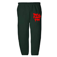 It Unisex Sweatpants Pants S-5X Adult Clothes You'll Float Too Pennywise the Clown Derry, Maine Losers Club Horror Funny Free Shipping Merch Massacre