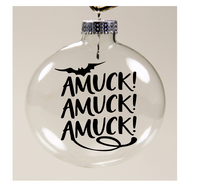 Hocus Pocus Ornament Christmas Shatterproof Amuck! I Put a Spell on You Salem Witch Sanderson Sisters It's Just a Bunch Scary Shipping Merch Massacre