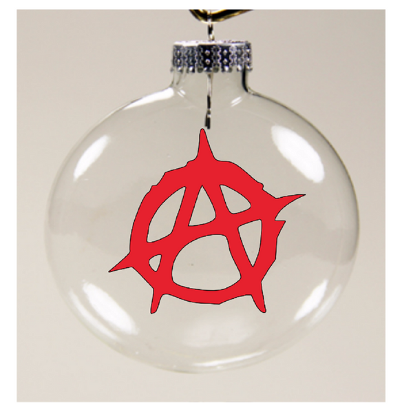 Anarchy Ornament Christmas Shatterproof Disc Holiday Punk Rock Free Shipping Merch Massacre