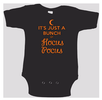 Witch Hocus Pocus Baby Infant Youth Bodysuit Romper NB-24 Months Horror Free Shipping Merch Massacre