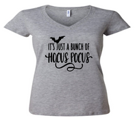 Witch Ladies V Neck T Shirt Bunch of Hocus Pocus Adult S-3X Horror Free Shipping Merch Massacre