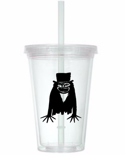 Babadook Tumbler Cup Horror Slasher Killer Supernatural Spirit Scary Paranormal Ghosts Sci Fi Science Fiction Halloween Free Shipping Merch Massacre