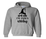 Witch Hoodie Unisex Pullover Hooded Sweatshirt Some Days Extra Witchy Adult S-5X Clothes Horror Free Shipping Merch Massacre