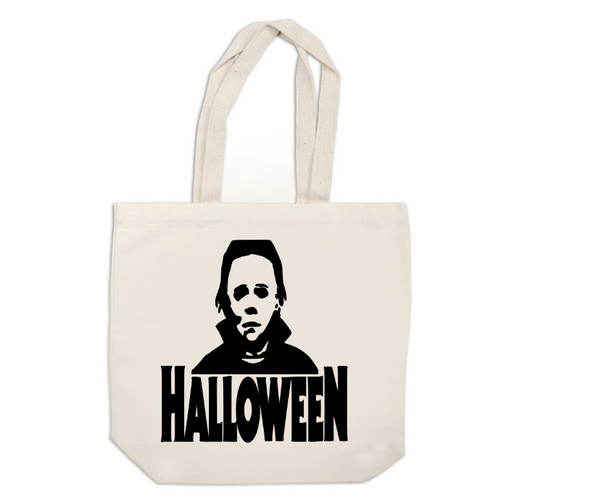 Halloween Canvas Tote Bag Michael Myers Slasher Horror Free Shipping Merch Massacre