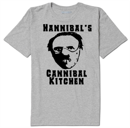 Hannibal Lecter T Shirt Adult Clothes S-5X Cannibal Kitchen Silence Lambs Red Dragon Manhunter Serial Killer Dr. Unisex Free Shipping Merch Massacre