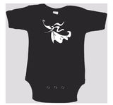 Nightmare Before Christmas Zero Baby Infant Youth Bodysuit Romper NB-24 Months Horror Free Shipping Merch Massacre