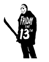 Friday the 13th Jason Vorhees Vinyl Decal Sticker Crystal Lake Horror Free Shipping Merch Massacre