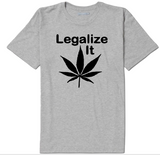 Legalize It Weed T Shirt Adult Clothes S-5X Unisex Pro Weed Pot Free Shipping Merch Massacre