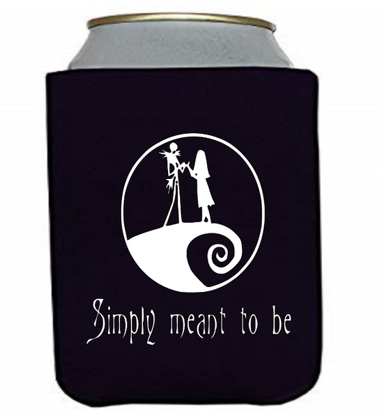 Nightmare Before Christmas Simply Meant Can Cooler Sleeve Bottle Holder Free Shipping Merch Massacre