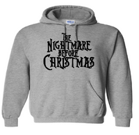 Nightmare Before Christmas Hoodie Unisex Pullover Hooded Sweatshirt Jack Sally Adult S-5X Clothes Horror Free Shipping Merch Massacre