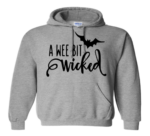 Witch Hoodie Unisex Pullover Hooded Sweatshirt Wee Bit Wicked Adult S-5X Clothes Horror Free Shipping Merch Massacre